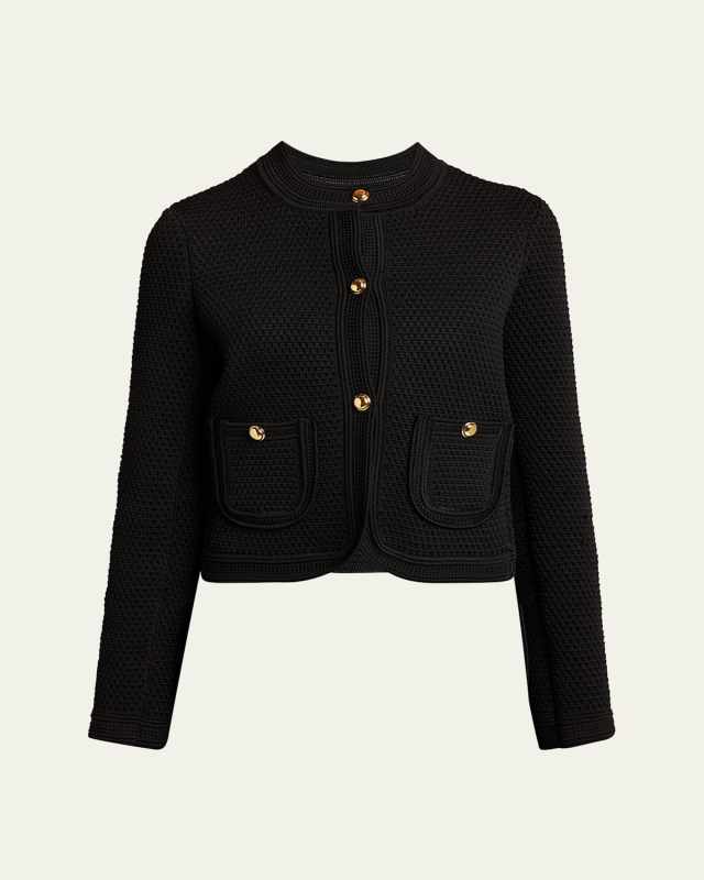Single-Breasted Cardigan Jacket